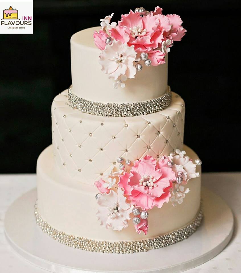 Romantic Wedding Cake - Sweet Passion Cakery
