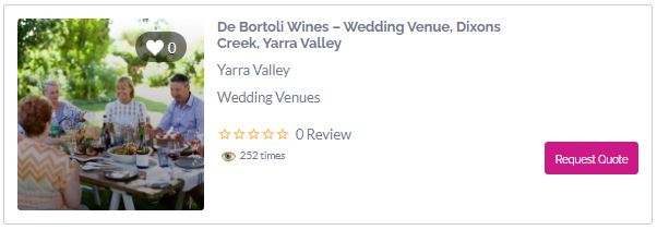 De Bortoli Wines - yarra valley winery wedding venues