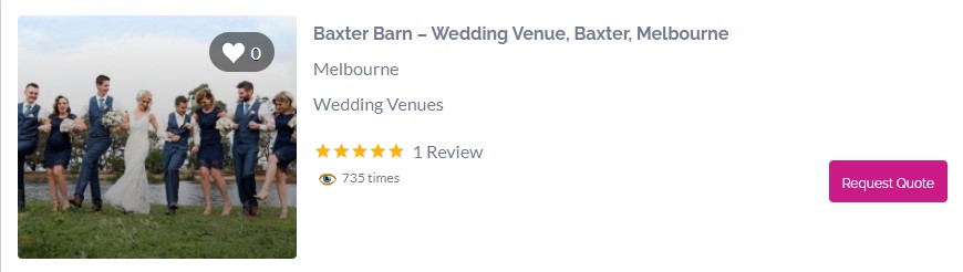 Rustic Wedding Venue Mornington Peninsula - Baxter Barn