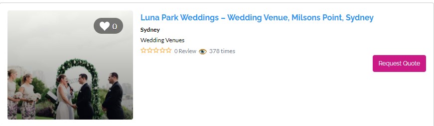 Top waterfront wedding venues in Sydney - Luna Park Weddings