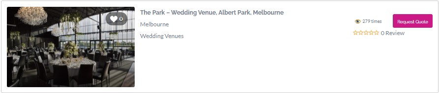 Top Wedding Venues Melbourne City CBD - The Park Melbourne