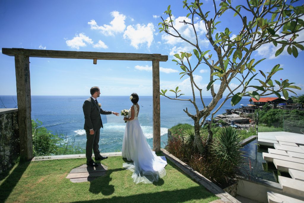 Citra and Jerome Clifftop Wedding