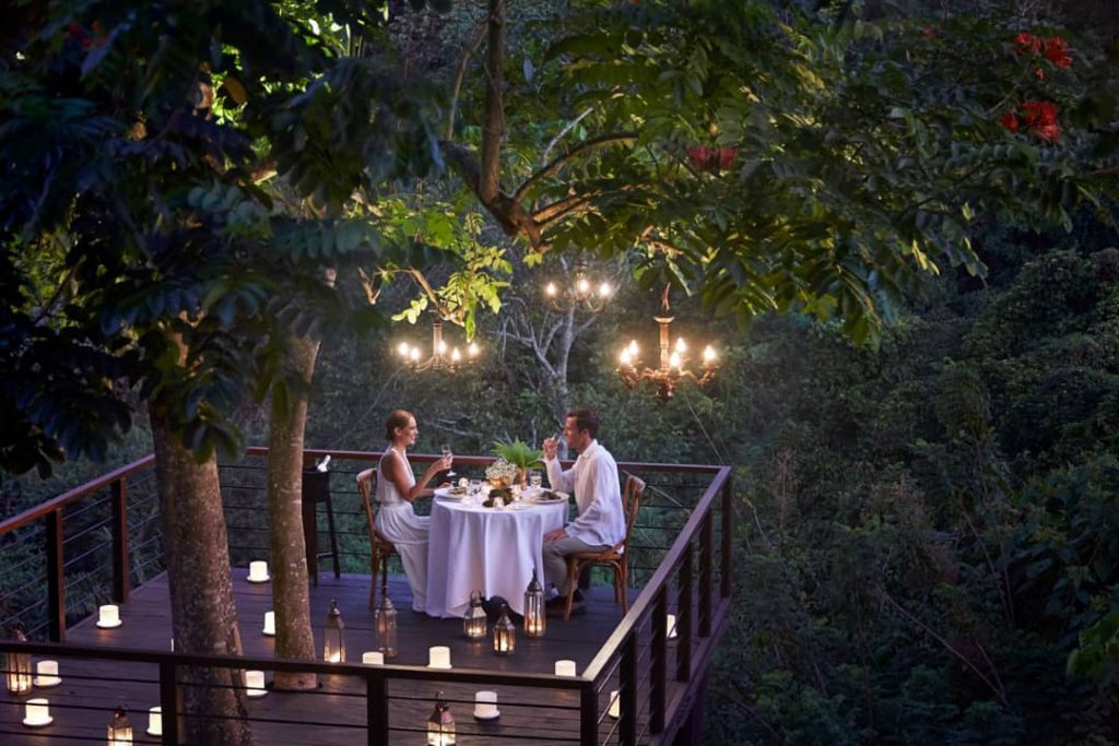 Best Jungle Romantic Dinner Ubud - Private Forest Dining at Kamandalu