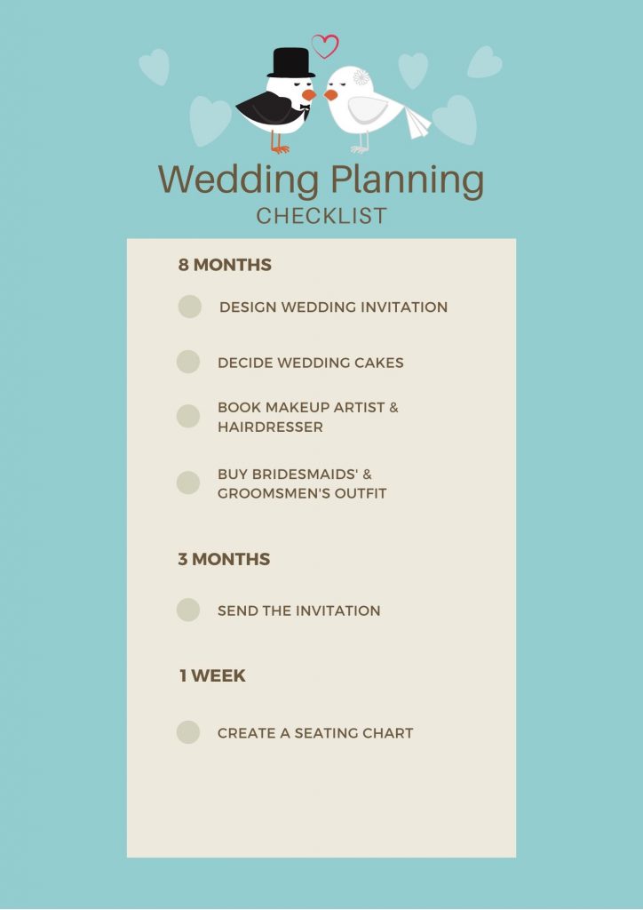 Wedding Planning Checklist - Parties2Weddings