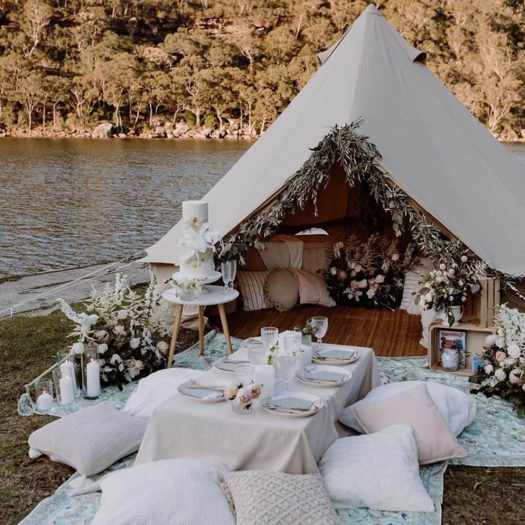 Glamping Wedding in Melbourne, Victoria - Breathe Bell Tents - Parties2Weddings